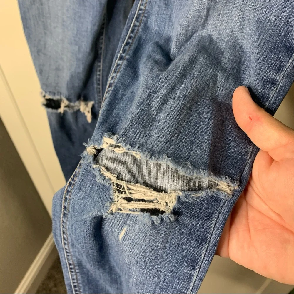 Topshop Moto Jamie Distressed Skinny Jeans